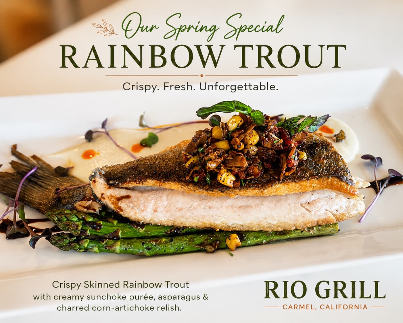 Why Carmel Food Lovers Are Talking About Rio Grill's New Rainbow Trout